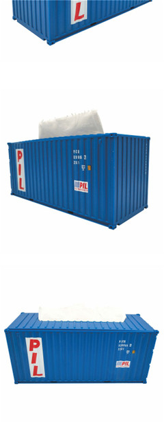 太平航運PIL 1:35集裝箱紙巾盒模型 航運文化與家居創(chuàng)意的完美融合